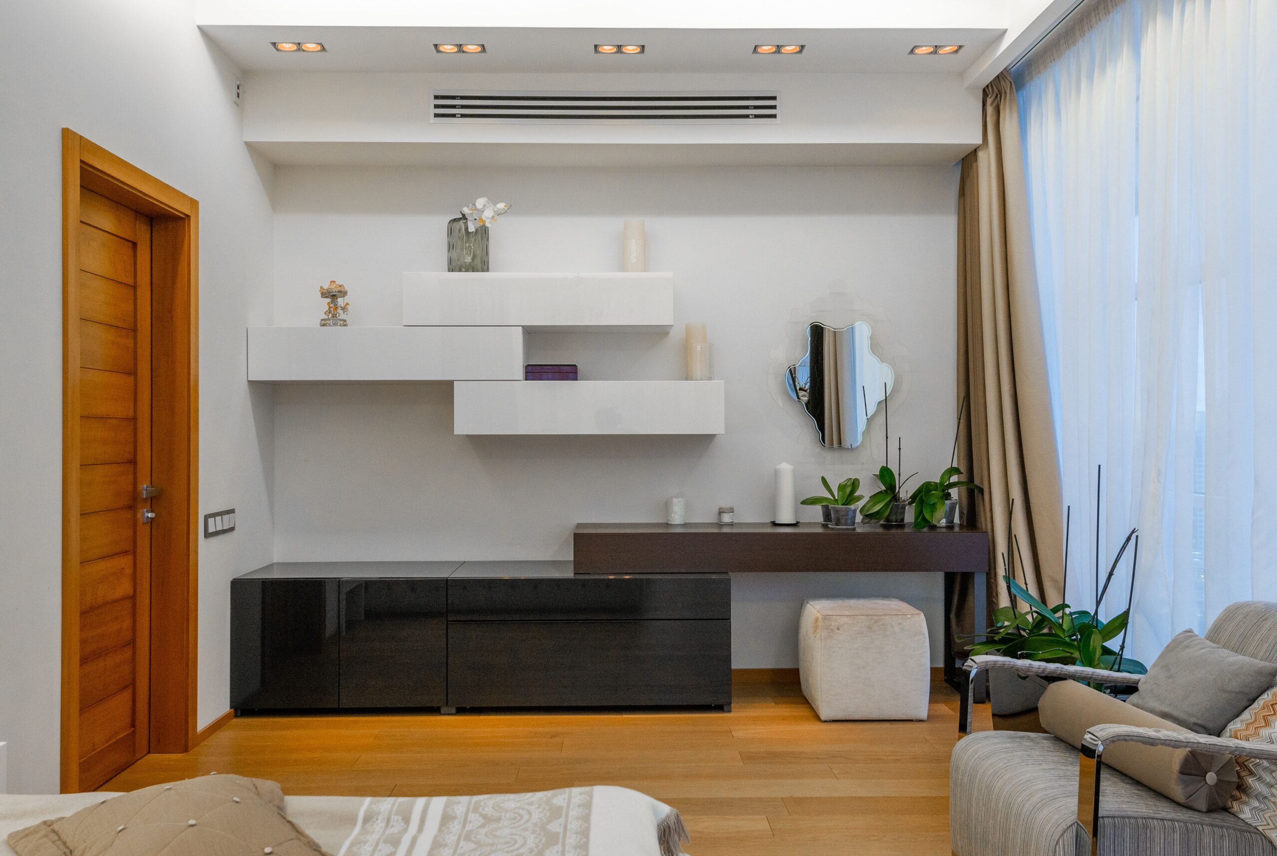 Climatisation centrale installée dans une maison moderne pour améliorer le confort thermique